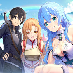 This is a pixiv picture whose title is SAO.