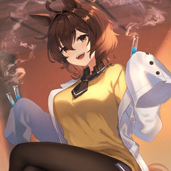 This is a pixiv picture whose title is アグネスタキオン.