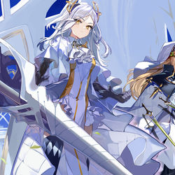 This is a pixiv picture whose title is 白夜城.