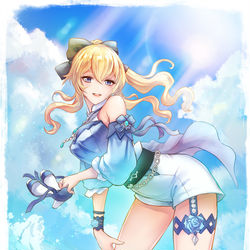 This is a pixiv picture whose title is 海風の夢.