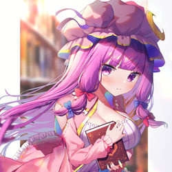 This is a pixiv picture whose title is パチュリー.