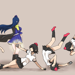 This is a pixiv picture whose title is スタイリッシュ盗撮.