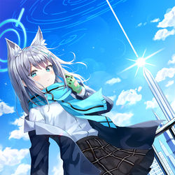 This is a pixiv picture whose title is シロコ.