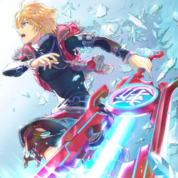 This is a pixiv picture whose title is 未来を切り開く！.