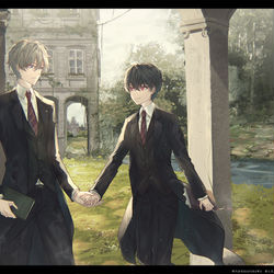 This is a pixiv picture whose title is 畏怖の樹海.