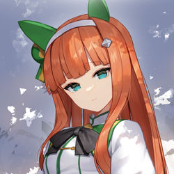 This is a pixiv picture whose title is サイレンススズカ.