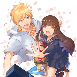 This is a pixiv picture whose title is 金女主プチオンリー表紙類.