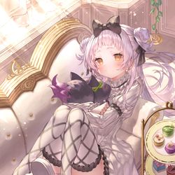 This is a pixiv picture whose title is ほんとはお嬢様.