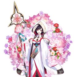 This is a pixiv picture whose title is 御城プロジェクト:RE 「[花嫁衣装]二条亭」.