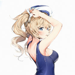 This is a pixiv picture whose title is 水着バーバラ.