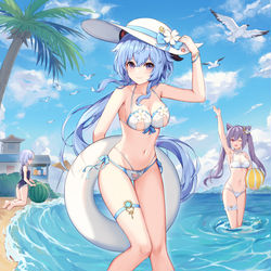 This is a pixiv picture whose title is 水着.
