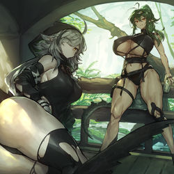 This is a pixiv picture whose title is 幾分でかすぎたアークナイツ2021夏.