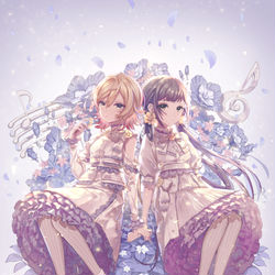 This is a pixiv picture whose title is Hanon × Kotoha.