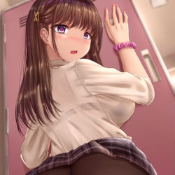 This is a pixiv picture whose title is こっそり.