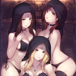 This is a pixiv picture whose title is Quintessential Dimitrescu sister.