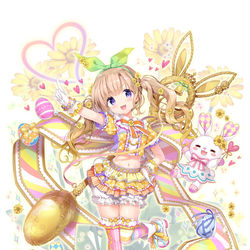 This is a pixiv picture whose title is ウサギギクちゃん.