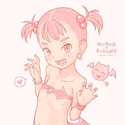 This is a pixiv picture whose title is おこちゃま❤さっきゅばす.