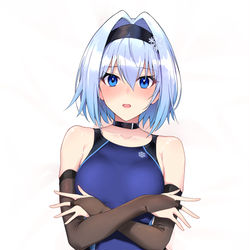 This is a pixiv picture whose title is 最近の競泳水着.