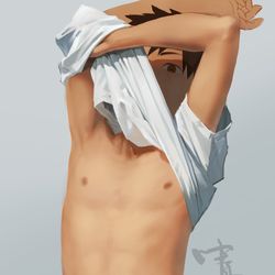 This is a pixiv picture whose title is ぬぎ.