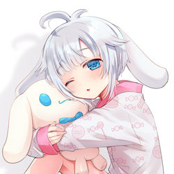This is a pixiv picture whose title is 【擬人化】シナモン.