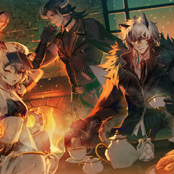 This is a pixiv picture whose title is カランド貿易.