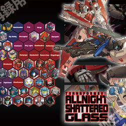 This is a pixiv picture whose title is 【TF同人再録】ALLNIGHT SHATTERED GLASS.