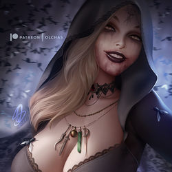This is a pixiv picture whose title is Bela Dimitrescu / ベイラ・ドミトレスク.