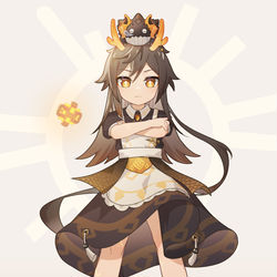 This is a pixiv picture whose title is 颜王帝姬ww.