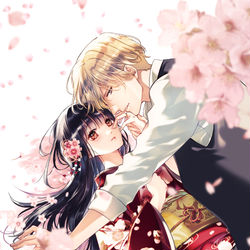 This is a pixiv picture whose title is 『英国蜜恋旅行　冷徹貴公子の溺愛シンデレラ』.