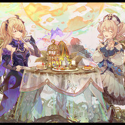 This is a pixiv picture whose title is ⚡🍵💧.