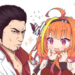 This is a pixiv picture whose title is Kiryu-chan.