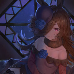 This is a pixiv picture whose title is 一緒に過ごす夜.