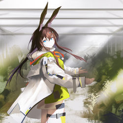 This is a pixiv picture whose title is 阿米娅.