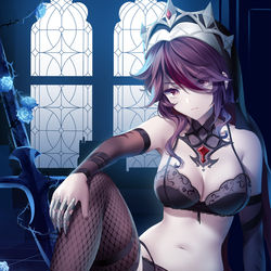 This is a pixiv picture whose title is ロサリア.