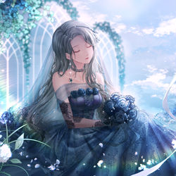 This is a pixiv picture whose title is 心に刻む誓い.