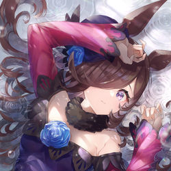 This is a pixiv picture whose title is ライスシャワーちゃん.