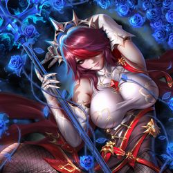 This is a pixiv picture whose title is Rosaria.