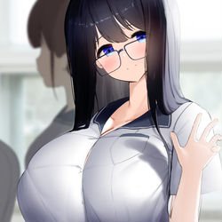 This is a pixiv picture whose title is コンビニで出会った後、会うたびに挨拶してくれる子.