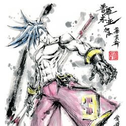 This is a pixiv picture whose title is 【極道畫師】加洛·蒂莫斯（ ガロ・ティモス）.