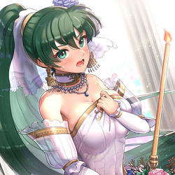 This is a pixiv picture whose title is 花嫁リン.