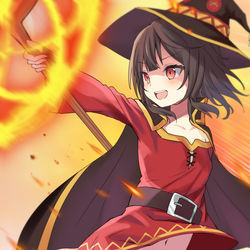 This is a pixiv picture whose title is めぐみん.
