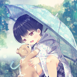 This is a pixiv picture whose title is ボクと一緒におうち帰る？.