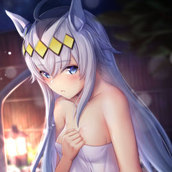 This is a pixiv picture whose title is オグリキャップ.