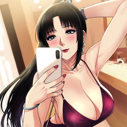 This is a pixiv picture whose title is mommy nush.