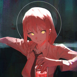 This is a pixiv picture whose title is Makima.