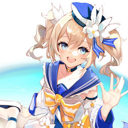 This is a pixiv picture whose title is 水着バーバラちゃん.