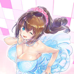 This is a pixiv picture whose title is 花嫁衣裳YUAちゃん(踊ってみたver.).