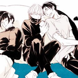 This is a pixiv picture whose title is 呪術LOG10.