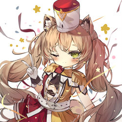 This is a pixiv picture whose title is リク絵（小犬丸ぽめ）.