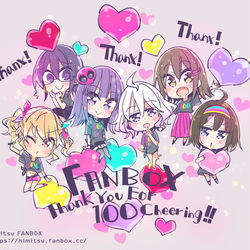 This is a pixiv picture whose title is 💖FANBOX支援者さん100人突破💖.